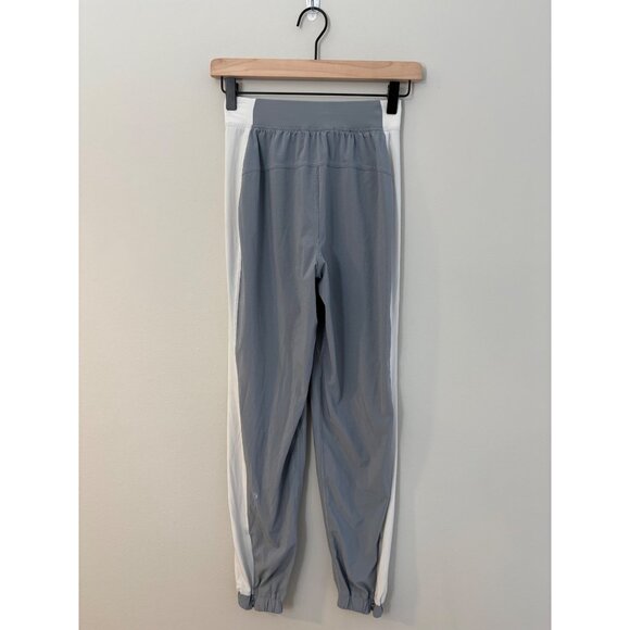 Lululemon Adapted State High-Rise Colorblock Grey White Ankle Pants Joggers 2 - Picture 9 of 14